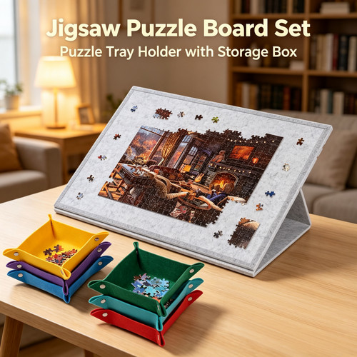 Jigsaw puzzle board set - puzzle,
