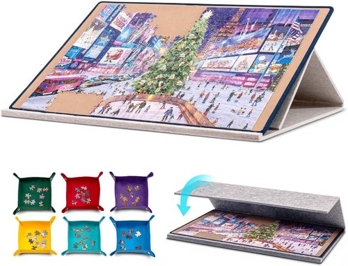 Jigsaw puzzle board with - jigsaw,