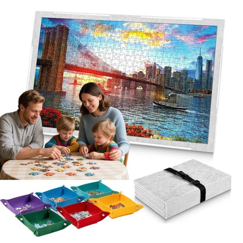 Giant felt puzzle - puzzle, portable