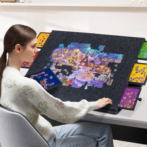 1000pcs puzzle board portable - 1000pcs,