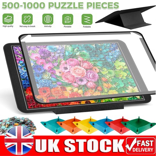 Foldable jigsaw puzzle - puzzle, board