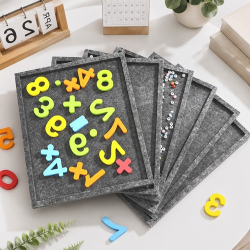 Felt jigsaw puzzle sorting - felt,