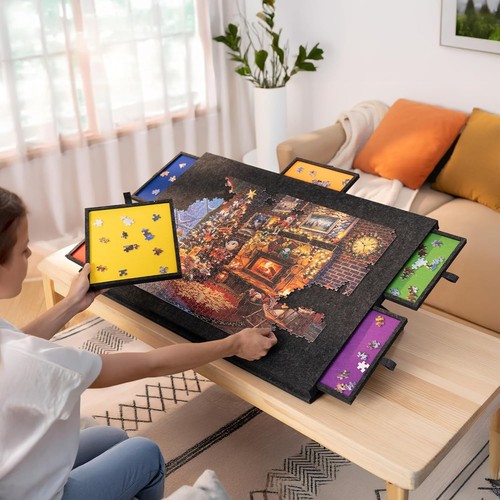 1000pcs tilting puzzle - tilting, board