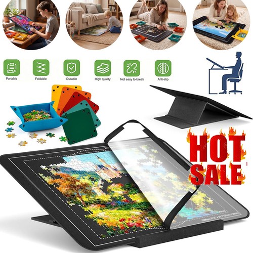 1000pcs puzzle board trays - board, w/6