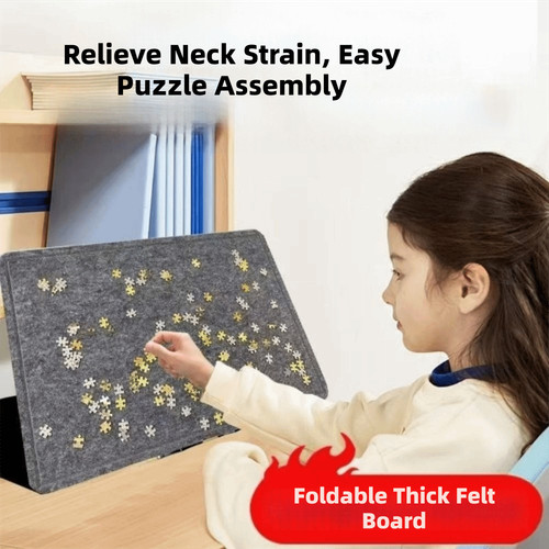Felt jigsaw puzzle board - felt,